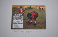 Complete Set of Charles Crombie's Rules of Golf Illustrations for Perrier (24 Prints) circa 1960
