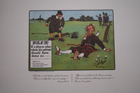 Complete Set of Charles Crombie's Rules of Golf Illustrations for Perrier (24 Prints) circa 1960