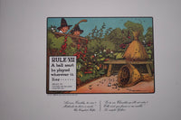 Complete Set of Charles Crombie's Rules of Golf Illustrations for Perrier (24 Prints) circa 1960