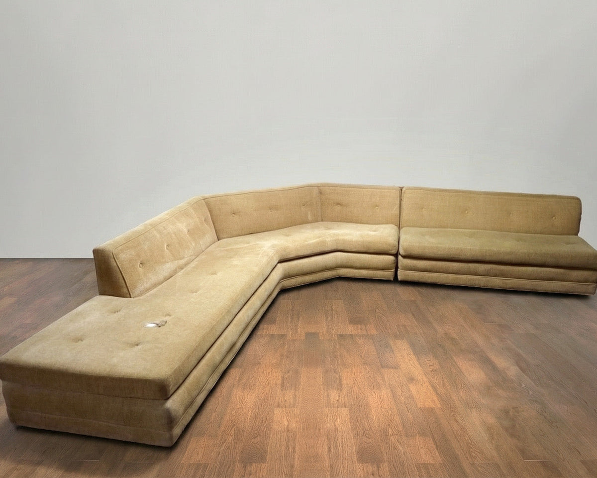 Large Mid-Century Modern Sectional Attributed to Harvey Probber Nuclear Sert Series