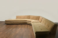 Large Mid-Century Modern Sectional Attributed to Harvey Probber Nuclear Sert Series