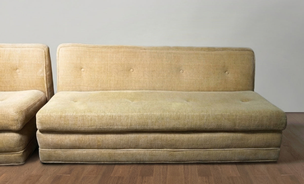 Large Mid-Century Modern Sectional Attributed to Harvey Probber Nuclear Sert Series