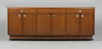 Lovely Curved Mid-Century Buffet attributed to Dunbar and Edward Wormley