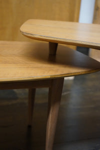 Mid-Century Walnut End Table Attributed to Bertha Schaefer for Singer and Sons