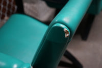 1930's Thonet bentwood lounge chair. The chair features bentwood arms and legs in black lacquer.  The chair is solidly constructed and super comfortable. 
