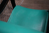 1930's Thonet bentwood lounge chair. The chair features bentwood arms and legs in black lacquer.  The chair is solidly constructed and super comfortable. 