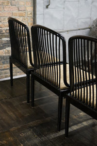 The Andover chair, designed by Davis Allen for Stendig, is a classic chair known for its blend of Danish Modern, Shaker, and Mission styles. 