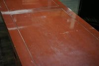 Michael Taylor for Baker Far East Extendable Console Table in Oxblood Lacquer