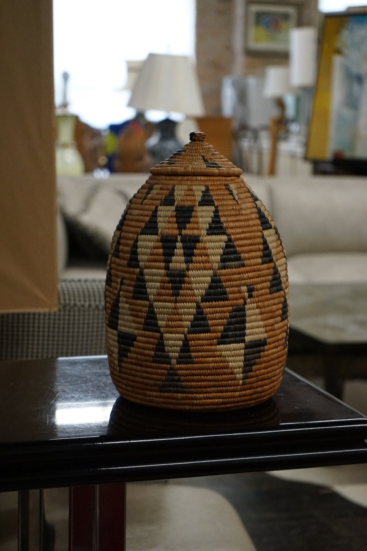 Large Handwoven Zulu Ukhamba Basket