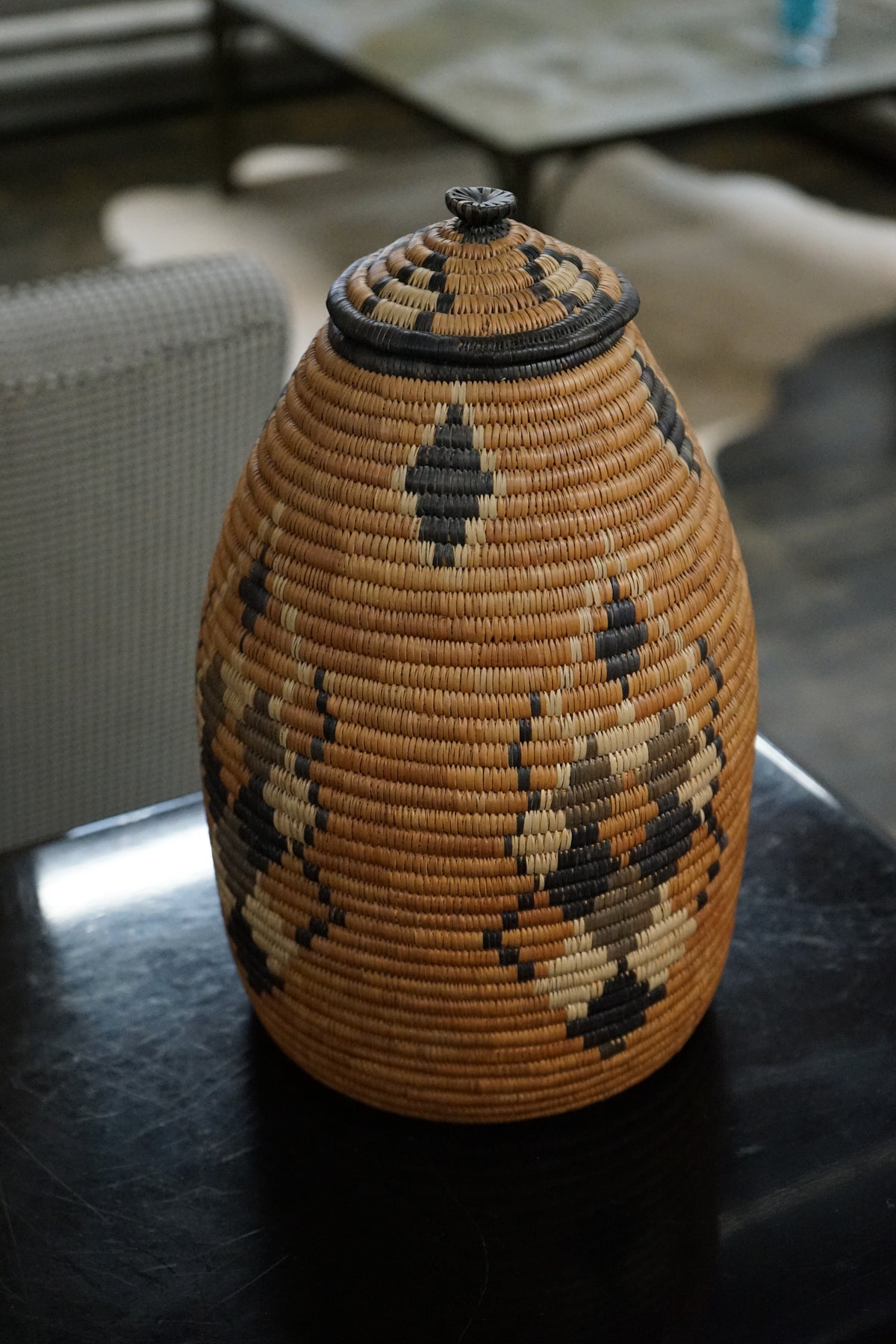 Large Handwoven Zulu Ukhamba Basket