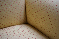 Pair of Slim Upholstered Wingback Chairs attributed to Kittinger