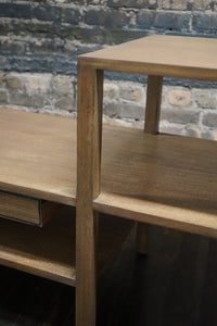 Wood Bench with Loose Cushion Attributed to Harvey Probber