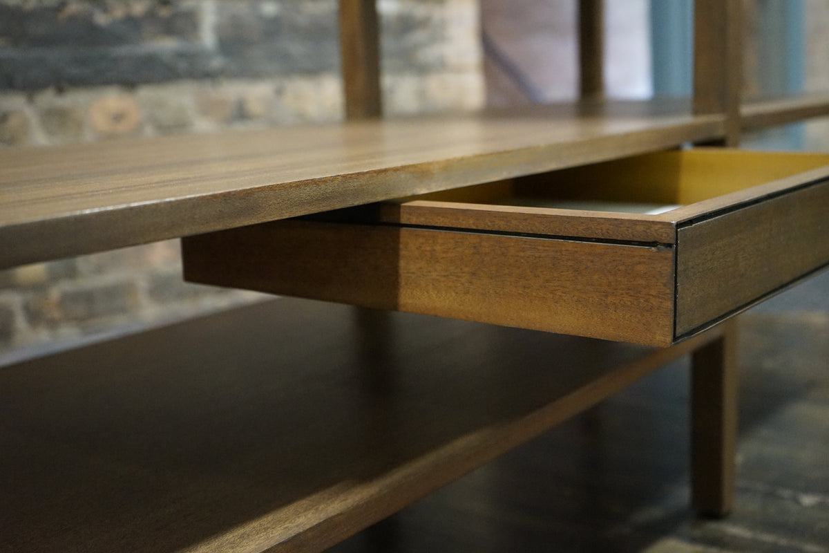 Wood Bench with Loose Cushion Attributed to Harvey Probber