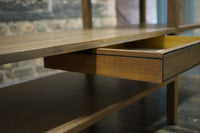 Wood Bench with Loose Cushion Attributed to Harvey Probber