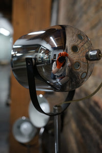 Pair of Goffredo Reggiani 4 Arm Post Modern Chrome Table Lamps