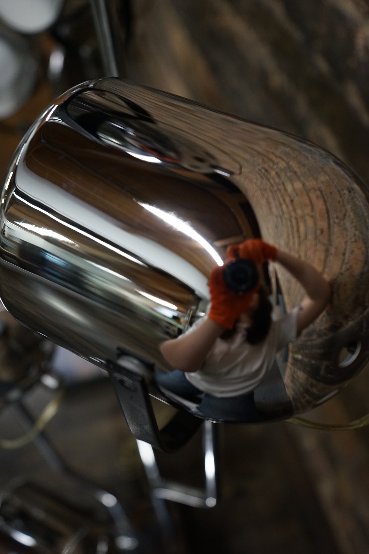 Pair of Goffredo Reggiani 4 Arm Post Modern Chrome Table Lamps