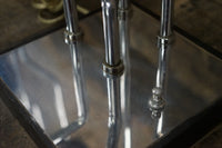 Pair of Goffredo Reggiani 4 Arm Post Modern Chrome Table Lamps