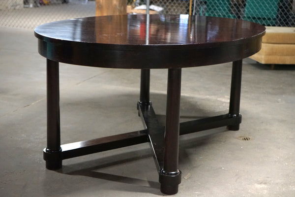 Barbara Barry for Baker Art Deco Extension Dining Table with 2 Leaves