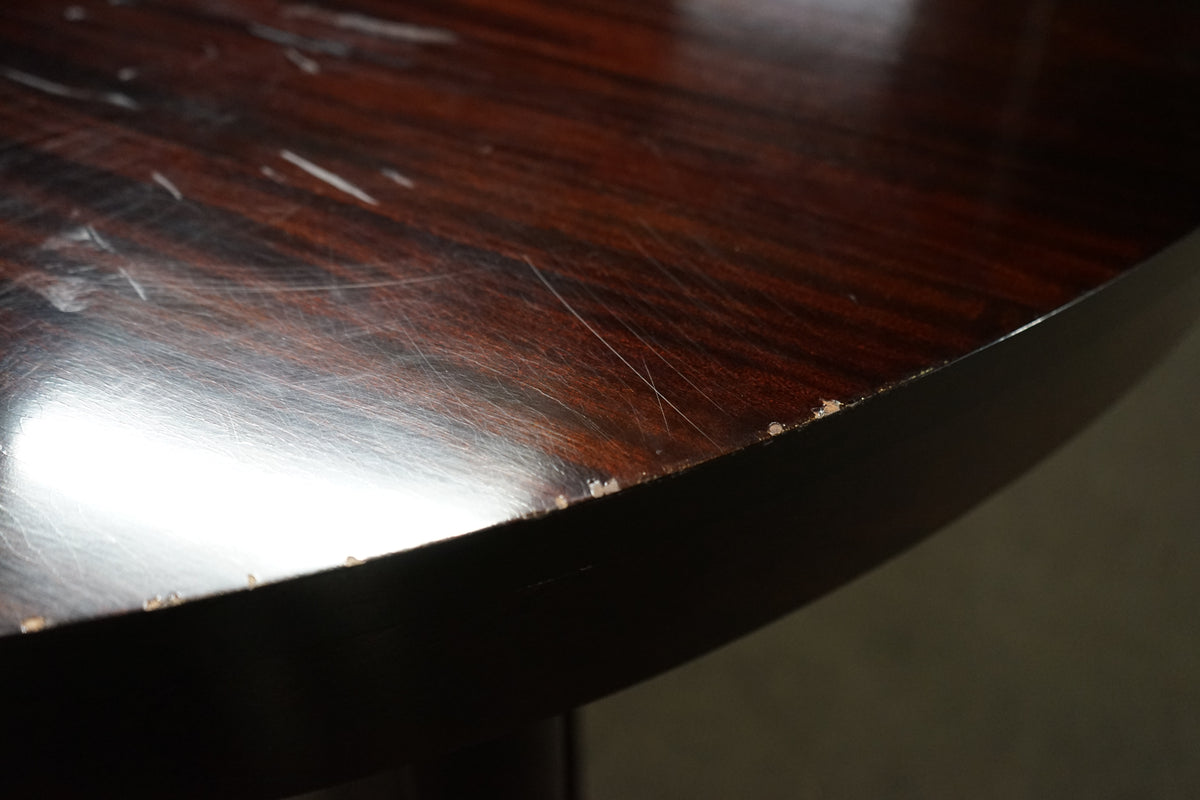 Barbara Barry for Baker Art Deco Extension Dining Table with 2 Leaves