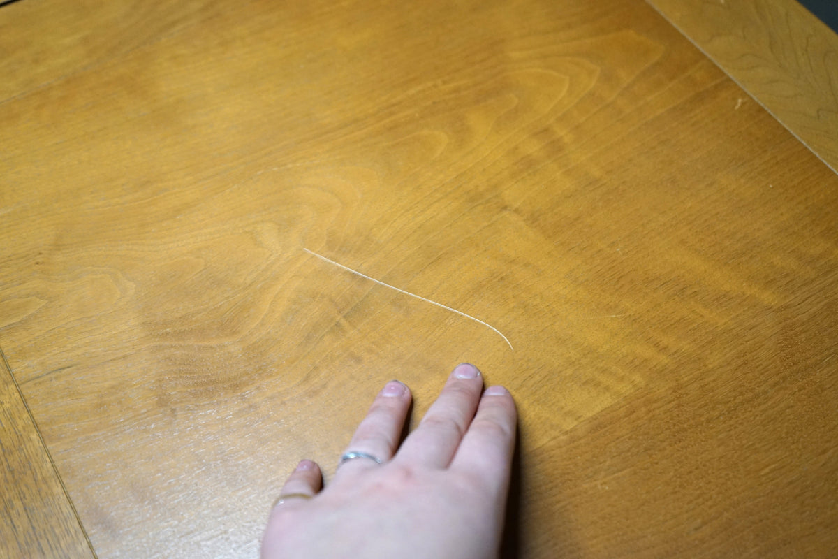 Michael Taylor for Baker Walnut Extension Dining Table Far East Collection