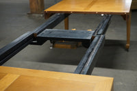 Michael Taylor for Baker Walnut Extension Dining Table Far East Collection