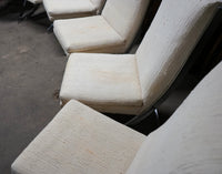 Set of 6 Milo Baughman for DIA Chrome Dining Chairs