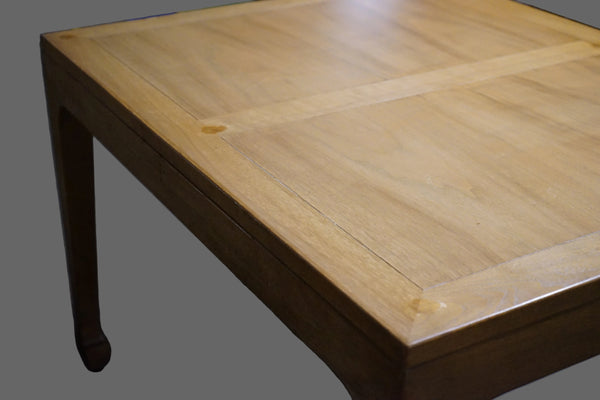 Michael Taylor for Baker Walnut Extension Dining Table Far East Collection