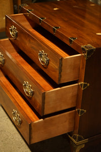 Henredon Asian Inspired 3 Drawer Bachelors Chest.