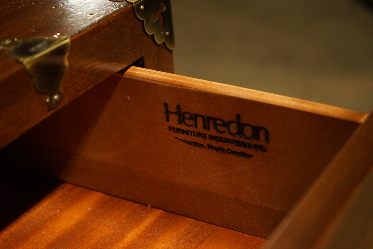 Henredon Asian Inspired 3 Drawer Bachelors Chest.