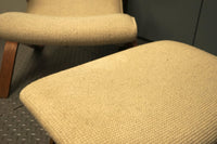 Early Eero Saarinen Grasshopper Chair and Ottoman for Knoll