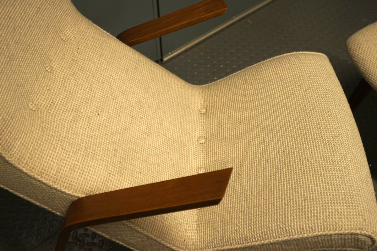 Early Eero Saarinen Grasshopper Chair and Ottoman for Knoll