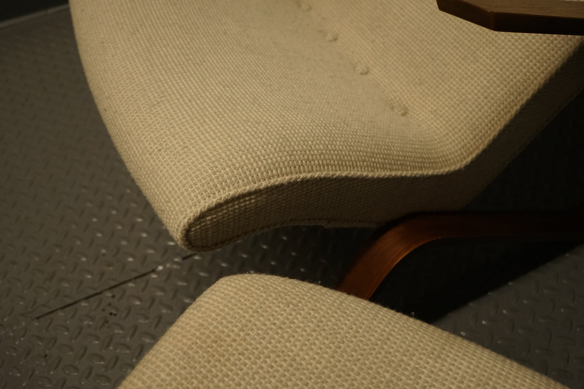 Early Eero Saarinen Grasshopper Chair and Ottoman for Knoll
