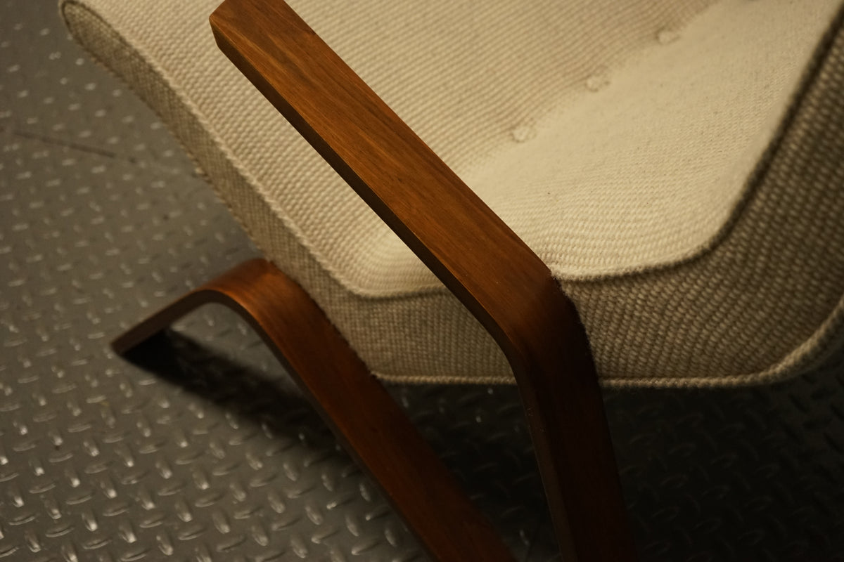 Early Eero Saarinen Grasshopper Chair and Ottoman for Knoll