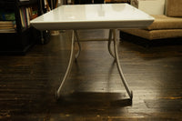White and Gray Ligne Roset "Yoyo" Table by Pagnon & Pelhaitre