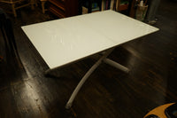 White and Gray Ligne Roset "Yoyo" Table by Pagnon & Pelhaitre
