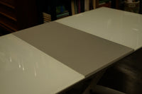 White and Gray Ligne Roset "Yoyo" Table by Pagnon & Pelhaitre