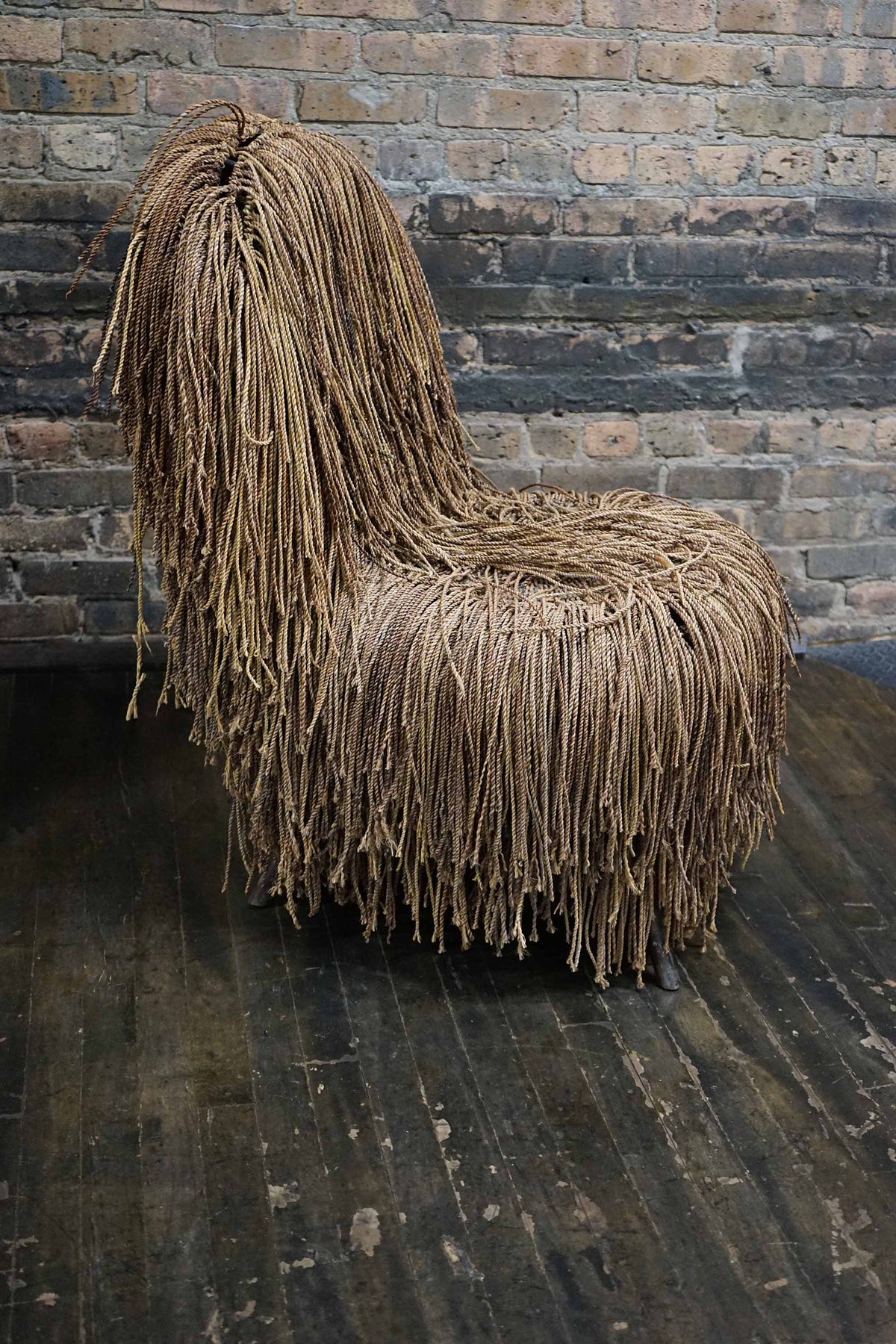 Shaggy Rope Chair aka the "Cousin It" in the style of Corito Escario-Yu or the Campana Bros.