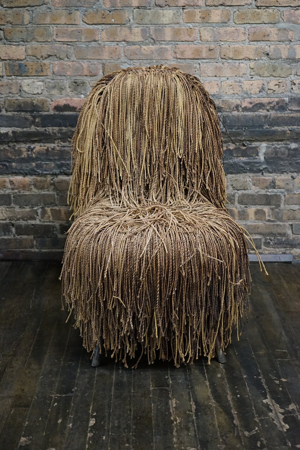 Shaggy Rope Chair aka the "Cousin It" in the style of Corito Escario-Yu or the Campana Bros.