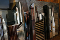 Grand Scale Mirrored Chicago Skyline Sculpture by Harvard Reflections
