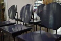 Dakota Jackson Stackable Vik-Ter Chairs in Eggplant
