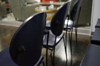 Dakota Jackson Stackable Vik-Ter Chairs in Eggplant