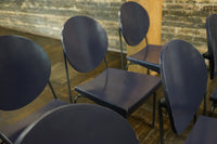 Dakota Jackson Stackable Vik-Ter Chairs in Eggplant