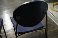 Dakota Jackson Stackable Vik-Ter Chairs in Eggplant
