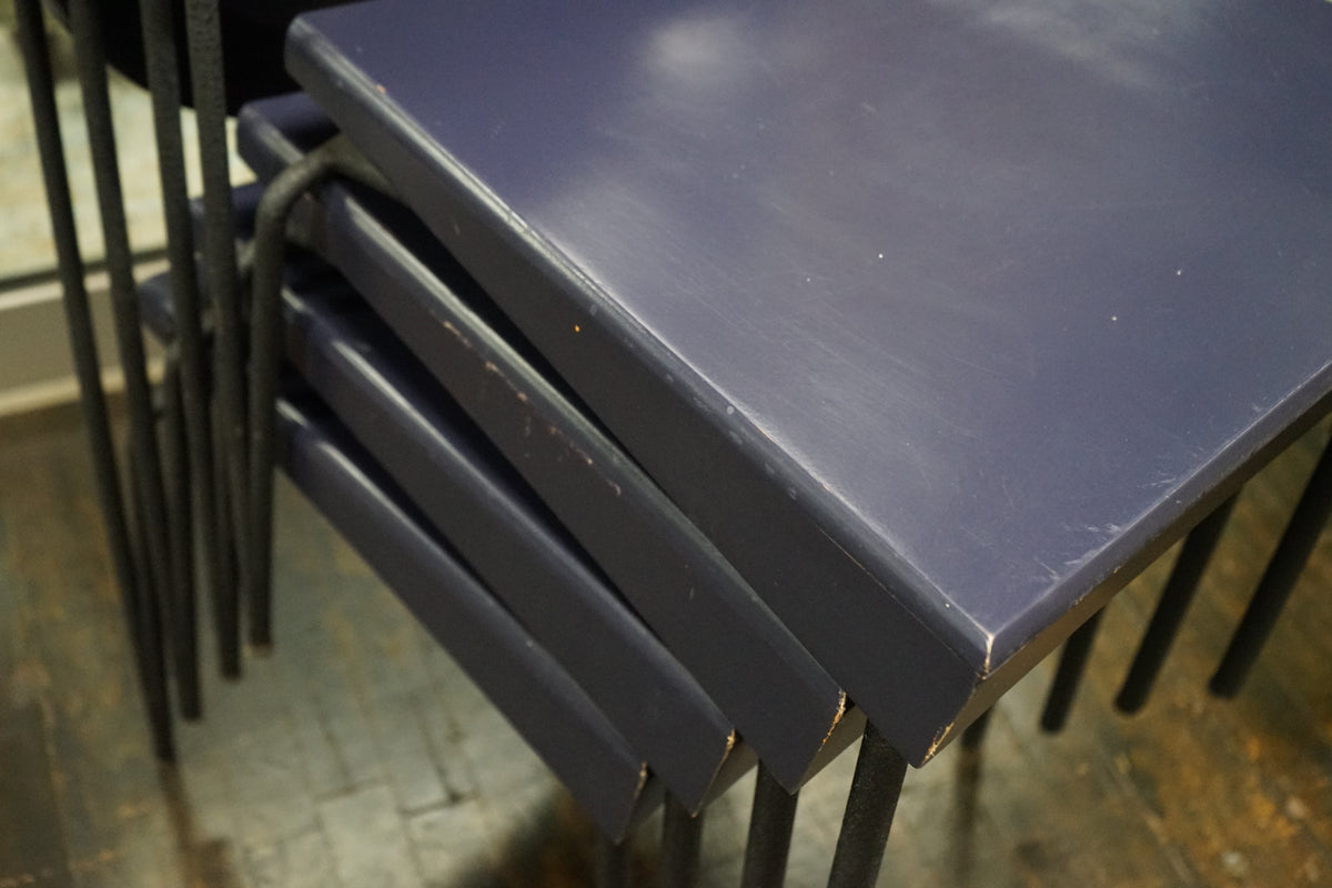 Dakota Jackson Stackable Vik-Ter Chairs in Eggplant