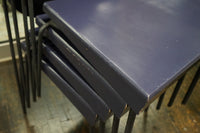 Dakota Jackson Stackable Vik-Ter Chairs in Eggplant