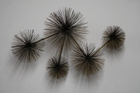 A lovely sea urchin wall sculpture by C. Jeré (Curtis Jere Artisan House) . Signed and dated 1979.  Chicago, IL Studio Sonja Milan