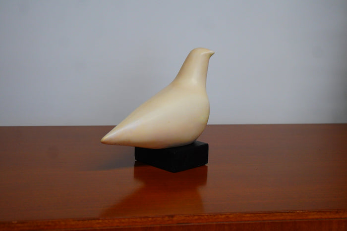 Mid-Century Sculpture by Cleo Hartwig titled "Peace Dove"