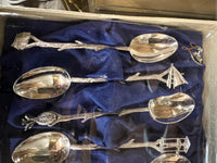 Demitasse Spoons, Asian tropical motif