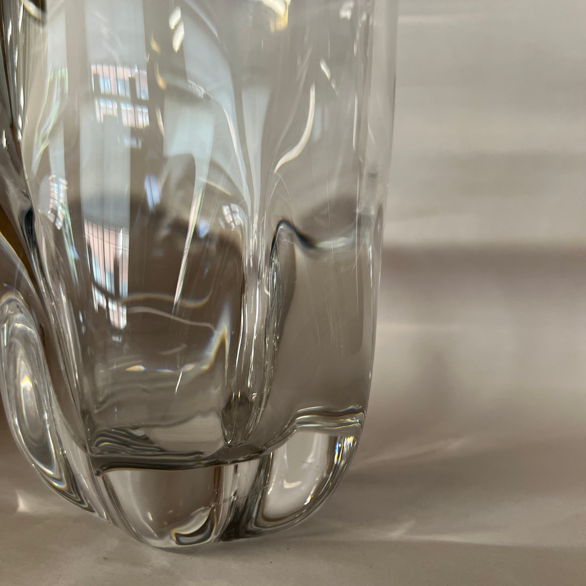 Orrefor vase - 1960's Midcentury Crystal