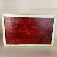 Mosiac box circa 1950's-1960's, inlaid with mother-of-pearl.  Detailed, lovely, lined in velvet.